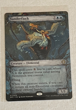 MTG Sunderflock - Showcase - Lorwyn Eclipsed #309 - Image 1