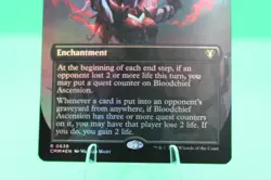 MTG - Bloodchief Ascension Borderless CMM0636 - Commander Masters - Foil NM - Image 4