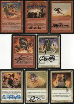 NEAR-COMPLETE M:tG ODYSSEY Set - 97 RARES! - with 136 SIGNED by 28 ARTISTS! - Image 4