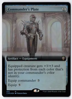 Commander's Plate - Foil - Extended Art - MTG Commander Legends - RareCo - Image 1