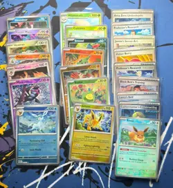 Pokemon Prismatic Evolution 23 card lot Pokeballs - Eevee Jolteon Glaceon - Image 1