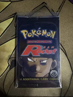 Wizards of the Coast Pokemon TCG Team Rocket Booster Pack 1st Edition 742818061742 - Image 1