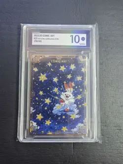 2022-25 Pokemon Chinese Card COMIC Art 179/195 Scorbunny KMHY 10.. SE58 - Image 1