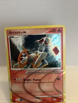ARCEUS [Holo] - Fire Type - Rare - Platinum: Arceus - Pokemon Card - Image 2