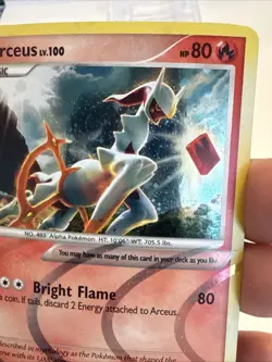 ARCEUS [Holo] - Fire Type - Rare - Platinum: Arceus - Pokemon Card - Image 4