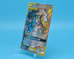 RESHIRAM & ZEKROM GX Tag Team 222/236 Pokemon Sm-Cosmic Eclipse VG+ - Image 2