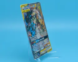 RESHIRAM & ZEKROM GX Tag Team 222/236 Pokemon Sm-Cosmic Eclipse VG+ - Image 3