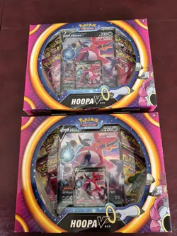 Pokemon TCG: Hoopa V Box New Sealed Evolving Skies Fusion Strike (lot of two) - Image 1