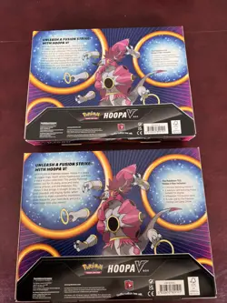 Pokemon TCG: Hoopa V Box New Sealed Evolving Skies Fusion Strike (lot of two) - Image 2