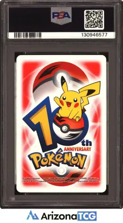 Pokemon 2006 Corphish/Crawdaunt 10 Of Hearts 10th Anniversary Playing Card PSA 9 - Image 2