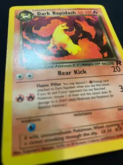 DARK RAPIDASH - 44/82 - TEAM ROCKET - POKEMON CARD - LP - Image 2