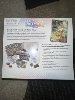Prismatic Evolutions Pokemon Center Exclusive Elite Trainer Box ETB Sealed - Image 2