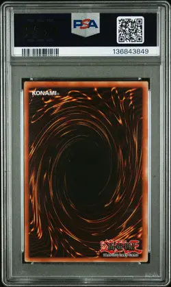 2002 YU-GI-OH! PROMO DDS-DARK DUEL STORIES #001 BLUE-EYES WHITE DRAGON PSA 9 - Image 2