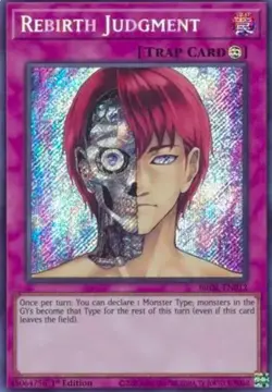 Rebirth Judgment BROL-EN012 1st Secret Rare LP Yu-Gi-Oh! DNA GAMES - Image 1