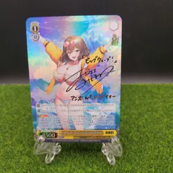 Anis Summer Nikke DIY Goddess Of Victory UNION ARENA FOIL Japan Signed Card Rare - Image 1