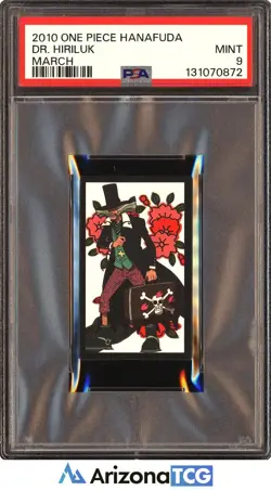 One Piece 2010 Dr. Hiriluk March One Piece Hanafuda PSA 9 - Image 1