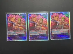 One Piece Donquixote Doflamingo OP10-071 Royal Blood Foil (3 Cards) - Image 1