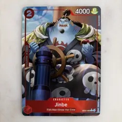 Jinbe ST21-005 Alt Art Parallel Holo Foil OP One Piece TCG NM English D - Image 1