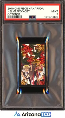 One Piece 2010 Helmeppo/Koby October One Piece Hanafuda PSA 9 - Image 1