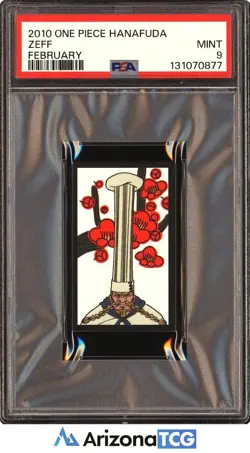 One Piece 2010 Zeff February One Piece Hanafuda PSA 9 - Image 1