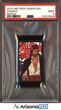 One Piece 2010 Shanks March One Piece Hanafuda PSA 9 - Image 1