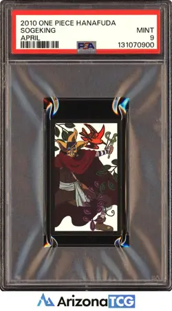 One Piece 2010 Sogeking April One Piece Hanafuda PSA 9 - Image 1