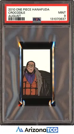 One Piece 2010 Crocodile August One Piece Hanafuda PSA 9 - Image 1