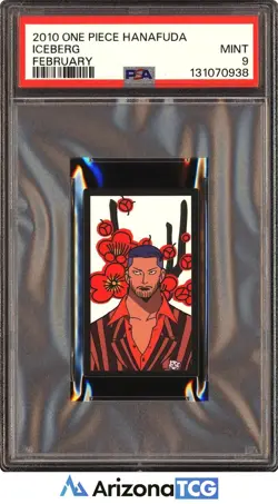 One Piece 2010 Iceberg February One Piece Hanafuda PSA 9 - Image 1