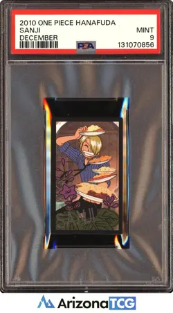 One Piece 2010 Sanji December One Piece Hanafuda PSA 9 - Image 1