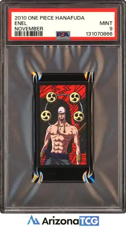 One Piece 2010 Enel November One Piece Hanafuda PSA 9 - Image 1