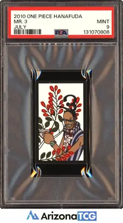 One Piece 2010 Mr. 3 July One Piece Hanafuda PSA 9 - Image 1