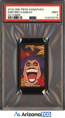 One Piece 2010 Emporio Ivankov October One Piece Hanafuda PSA 9 - Image 1
