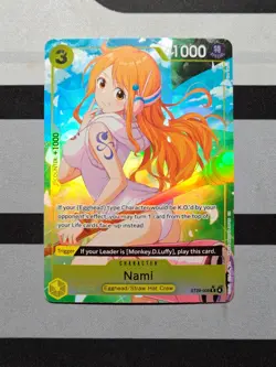 🏴‍☠One Piece Is Real Egghead Nami ST29-008 Alt Art Foil Lets Go!!🏴‍☠ - Image 1