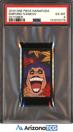 One Piece 2010 Emporio Ivankov October One Piece Hanafuda PSA 6 - Image 1
