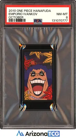 One Piece 2010 Emporio Ivankov October One Piece Hanafuda PSA 8 - Image 1