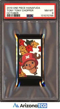 One Piece 2010 Tony Tony Chopper October One Piece Hanafuda PSA 8 - Image 1