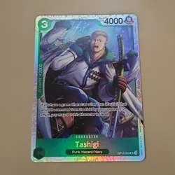 Tashigi OP10-032 One Piece Card Game PRB02 Super Rare Foil M/NM TCG CCG Full Art - Image 1