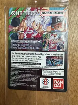 🔥One Piece Monkey D. Luffy College Basketball US Voyage Promo Card🔥 w Poster! - Image 4