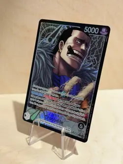 One Piece OP14 The Azure Sea’s Seven - Crocodile OP14-079 Leader Alt Art - Image 3