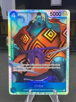 Jinbe OP07-045 SR Bandai One Piece Card Game SR - Image 1