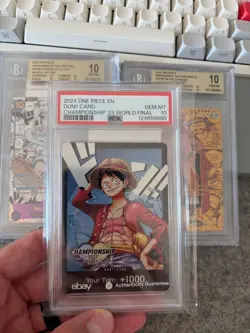 WORLD FINAL DON!! Luffy One Piece 2023 Championship Promo English PSA 10 - Image 1