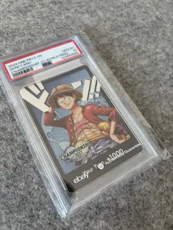 WORLD FINAL DON!! Luffy One Piece 2023 Championship Promo English PSA 10 - Image 5