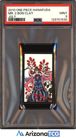 One Piece 2010 Mr. 2 Bon Clay July One Piece Hanafuda PSA 9 - Image 1
