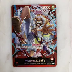 • Monkey.D.Luffy • ST21-001 Leader EX: Gear 5 One Piece TCG English C - Image 1