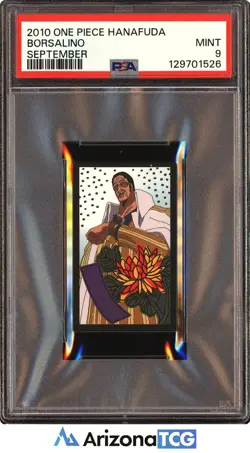 One Piece 2010 Borsalino September One Piece Hanafuda PSA 9 - Image 1