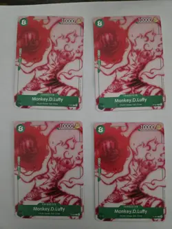 Set of 4 Monkey.D.Luffy (Starter Deck 11: Uta Deck Battle) P-061 - Image 1
