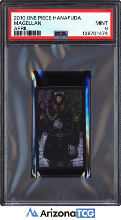 One Piece 2010 Magellan April One Piece Hanafuda PSA 9 - Image 1