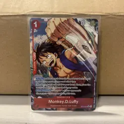 One Piece TCG English Monkey D Luffy OP14-013 Alternate Art Azure Sea's Seven - Image 1