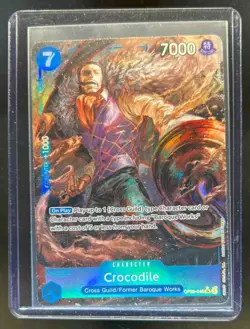 2024 One Piece Emperors in New World Crocodile VAR Alternate Art SR #OP09-046 - Image 1