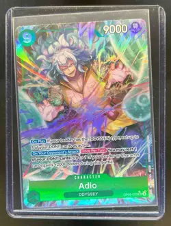 2024 One Piece Emperors in the New World Adio Rare Alternate Art SR #OP09-023 - Image 1